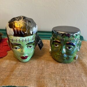 Frankenstein and his Bride Martha Stewart candles